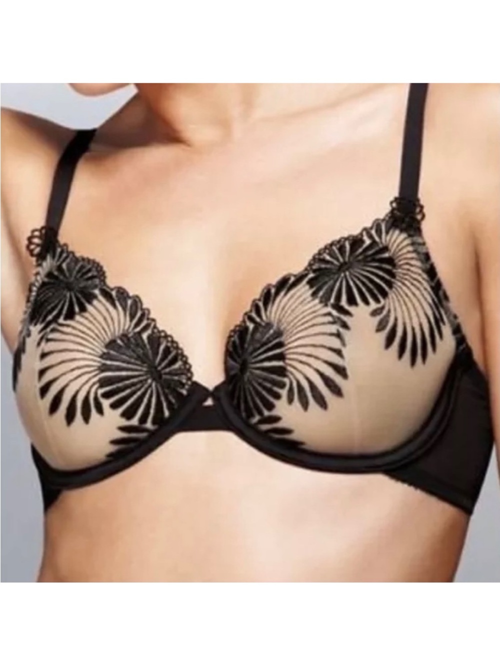 Wacoal Luxe Rare Beauty Underwire Bra 36c Black